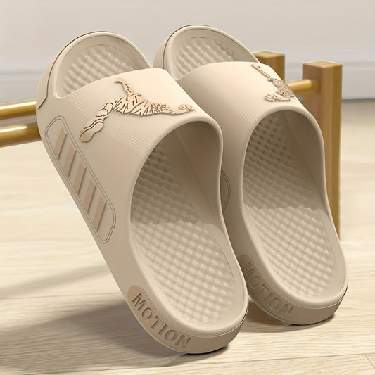A Pair of Unisex EVA Slippers Featuring a Sporty Design with Contrasting Colors, a Cloud-Like Soft And Comfortable EVA Sole, a Minimalist Style That Is Fashionable And Versatile, Suitable for Both Home And Outdoor Leisure - ayq