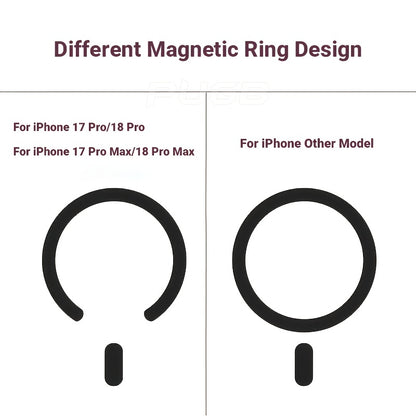 Luxury Transparent Magnetic Silicone Phone Case for iPhone 18 Pro Max