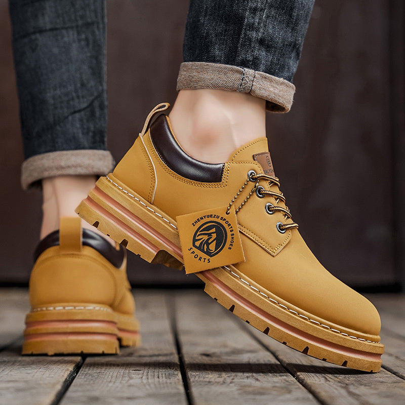 A Pair of Men'S Casual Sneakers, Trendy And Versatile Tennis Shoes, Outdoor Camping Footwear for Men - ayq