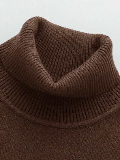 Men's High Neck Fashion Warm Comfortable Soft Skin-Friendly Commuter Sweater Inner Layer 1NG01