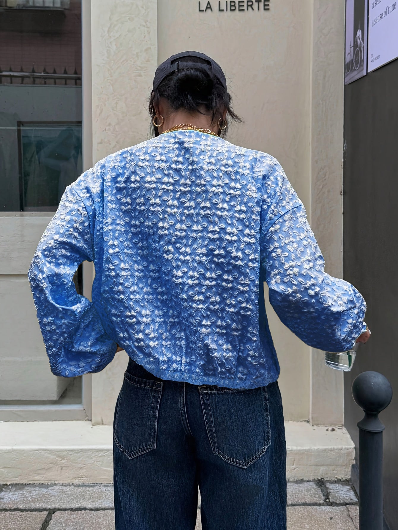 Solid Color Zip-Up Casual Jacket