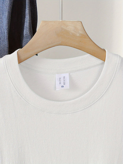 Women's Casual Cotton Graphic Print T-Shirt for Spring Summer