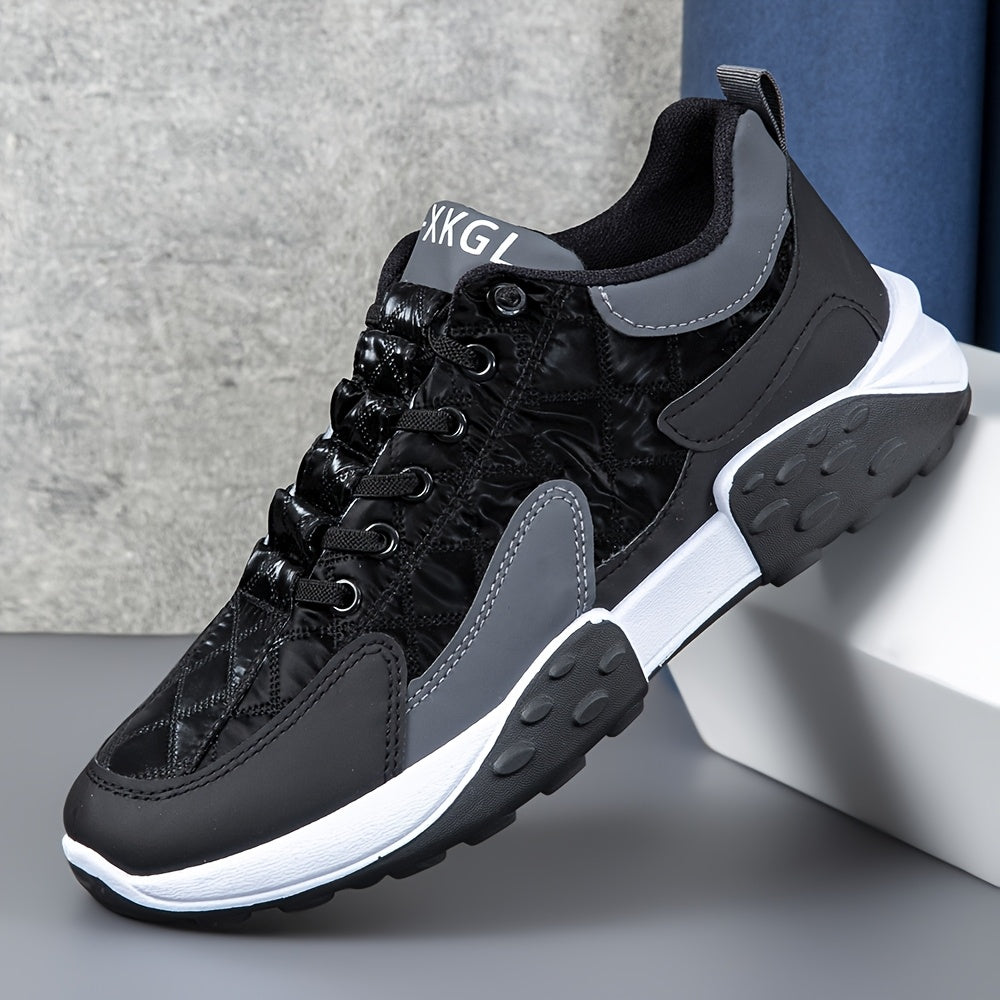 Men'S Thick-Soled Dad Shoes for Autumn And Winter, Korean Style, Comfortable Running Sneakers, Low-Top Fashionable Breathable Sports Shoes - ayq