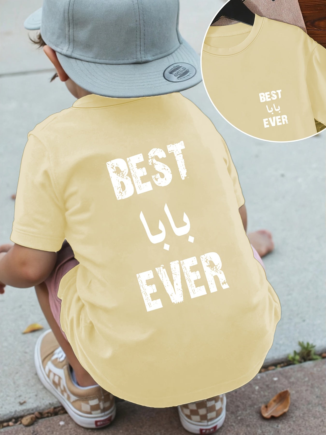 Boys' Casual Cotton Crew Neck Short Sleeve T-Shirt Spring/Summer
