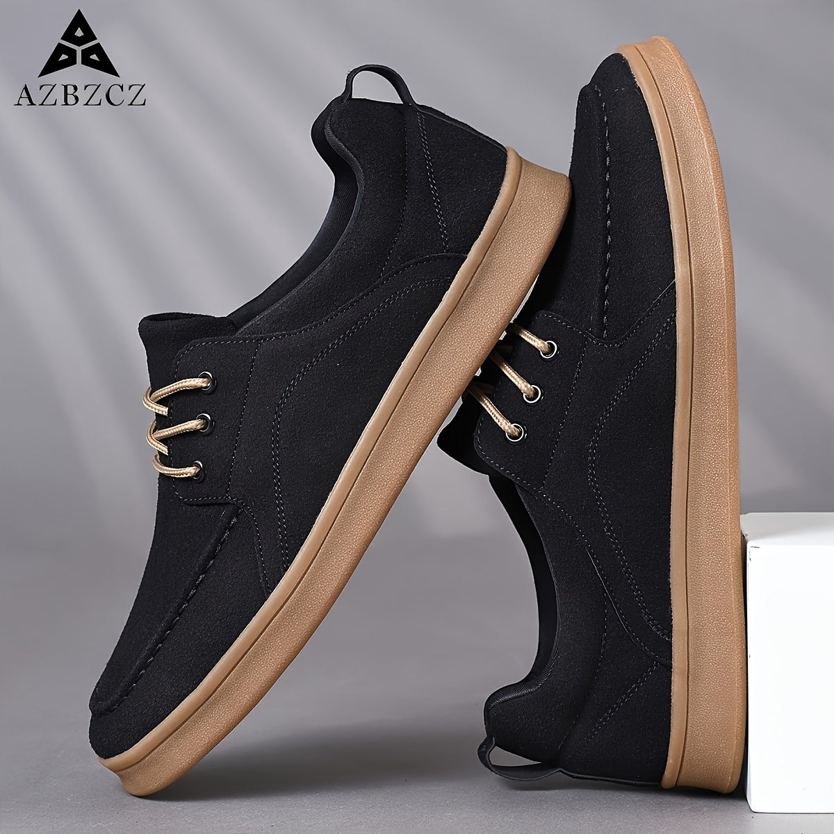 Men's Casual Lightweight Lace-Up Low Top Sneakers
