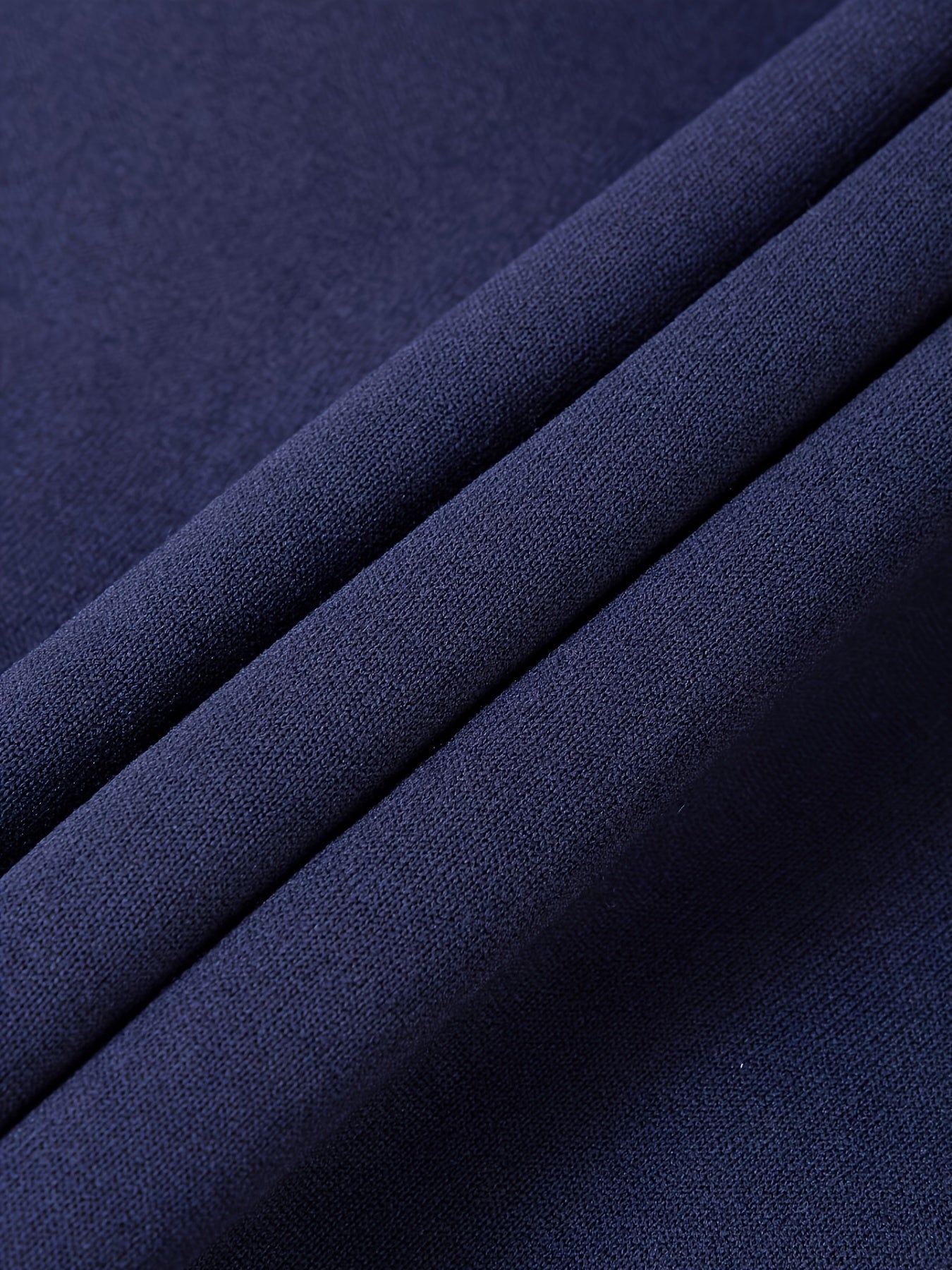 Men'S Navy Blue Hooded Zip-Up Sweatshirt - Casual Long Sleeve Pullover with Front Pockets, Soft Polyester Fabric, Perfect for Fall/Winter, Everyday Comfort Apparel|Hooded Sweatshirt|Zippered Hoodie