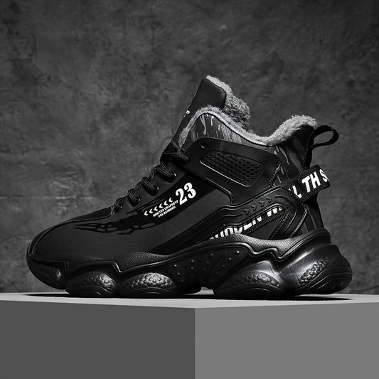 Men's Fashion Flannel-Lined Snow Sports Shoes