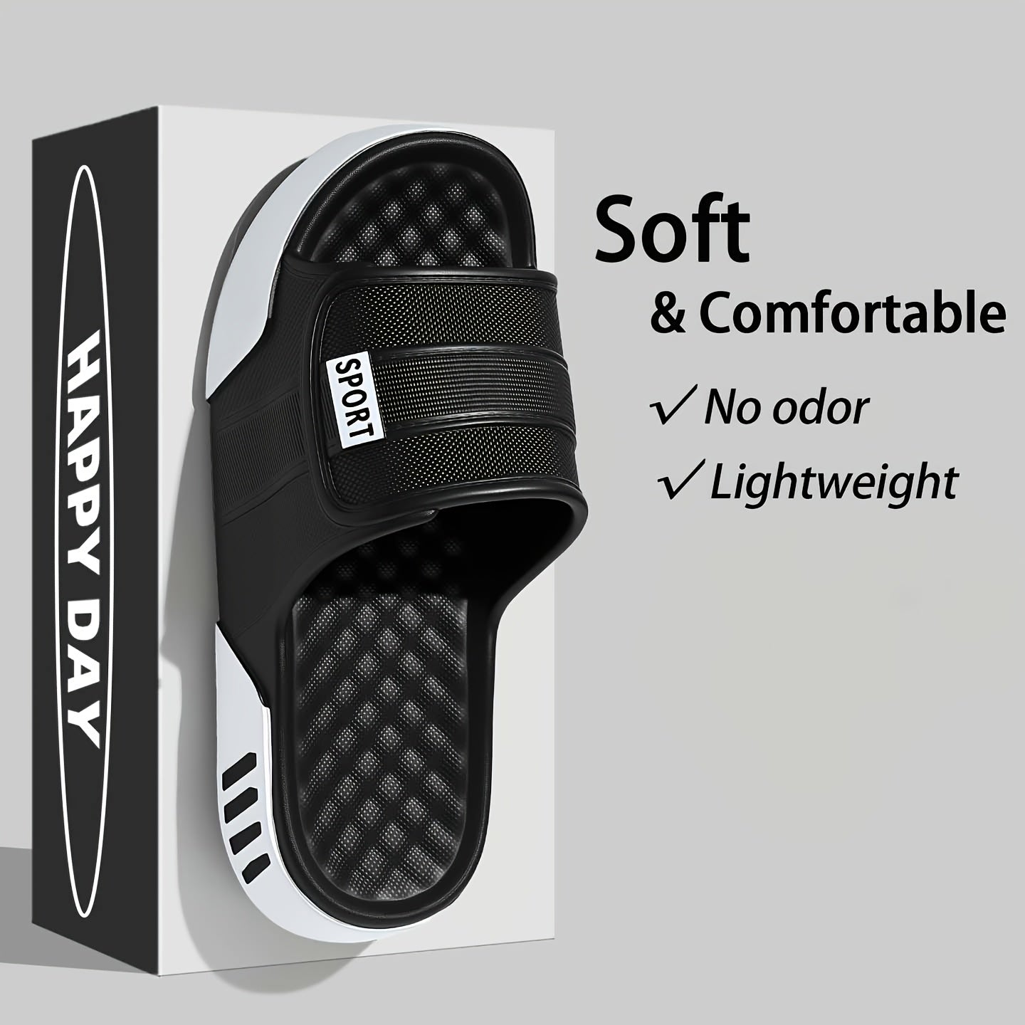 Unisex EVA Platform Slippers - Non-Slip Casual Indoor & Outdoor Shoes