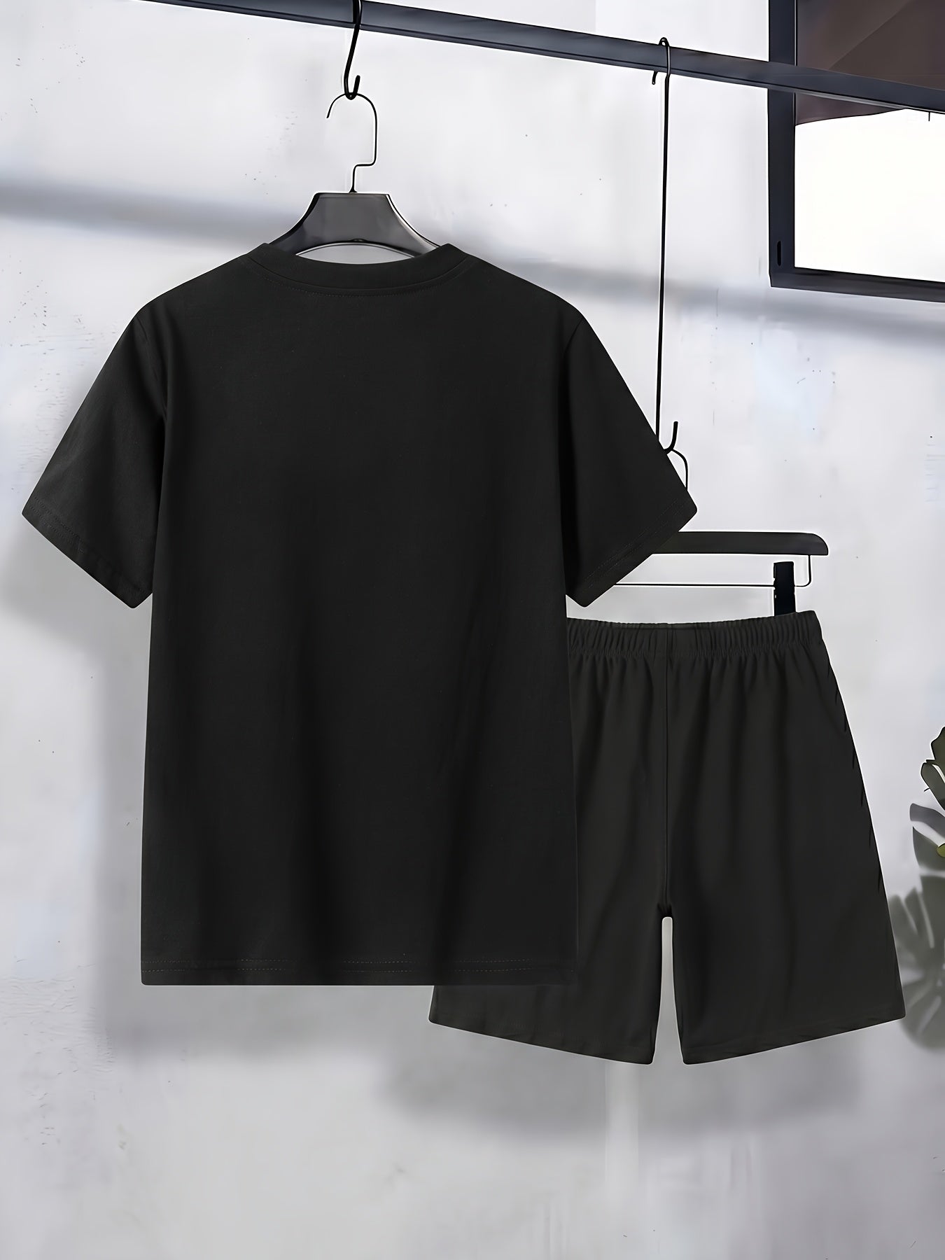 Boys' Cotton T-Shirt & Shorts Set Casual Spring Summer Outfit