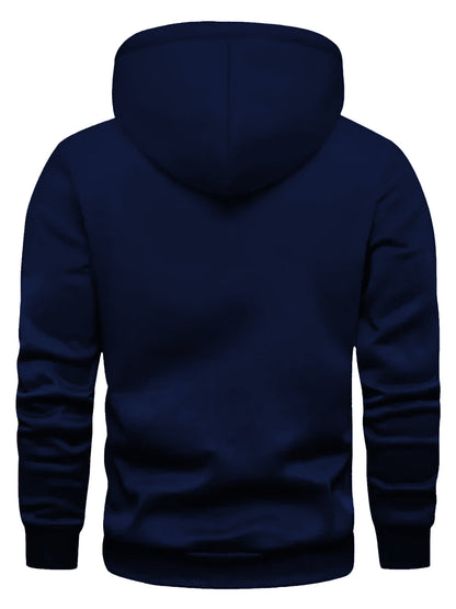 Men's Argentina Flag Hooded Sweatshirt - Casual Winter Pullover