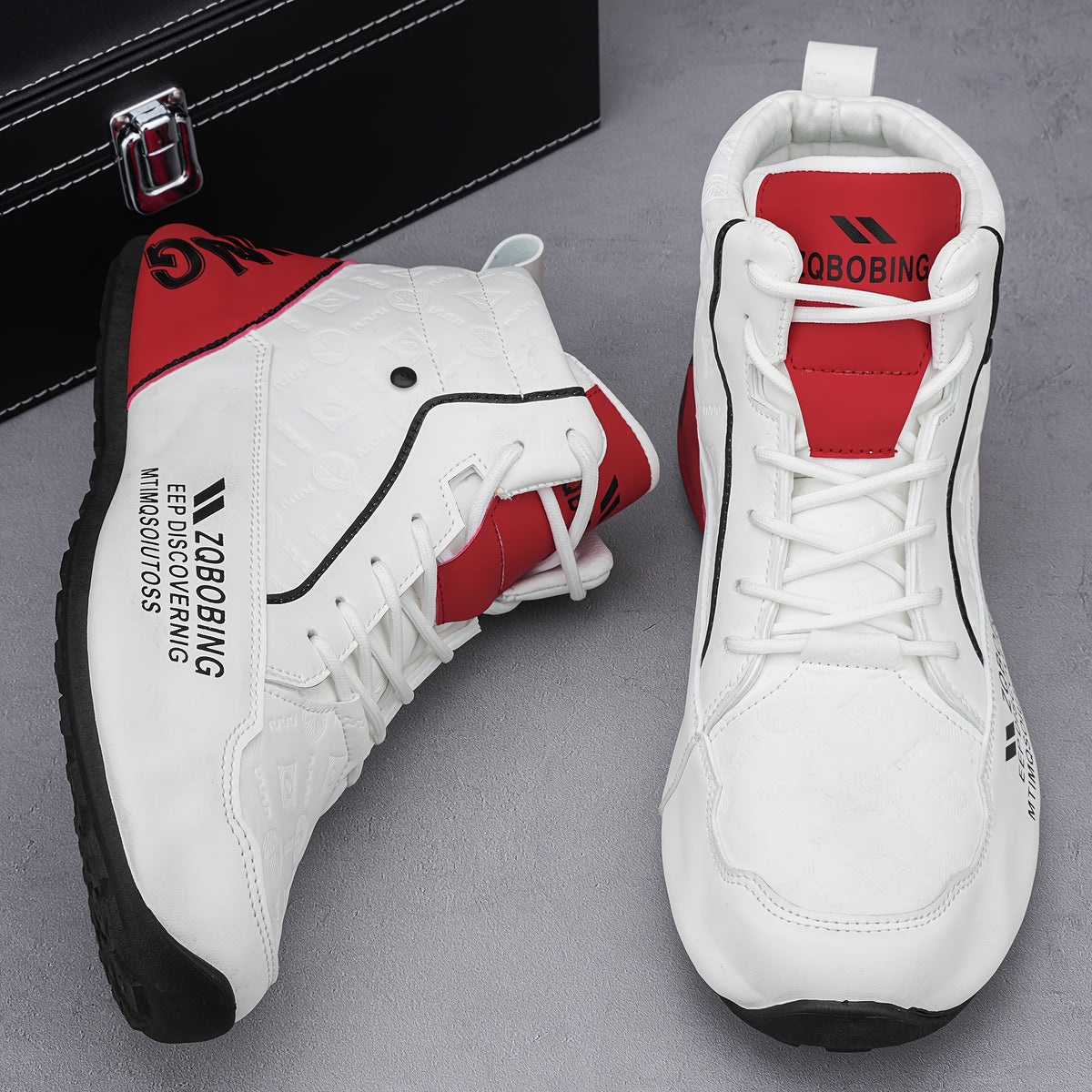 Men's Casual Mid-Top Sneakers Boots Vintage Style All-Season
