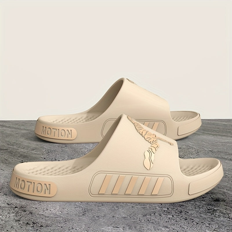 A Pair of EVA Slippers Featuring a Contrasting Sporty Design, with a Cloud-Like Soft And Comfortable EVA Sole. The Minimalist Style Is Fashionable And Versatile - ayq