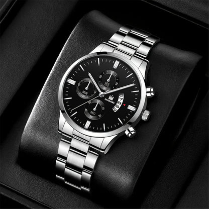 6pcs Men'S Watch Set, a Premium Collection Essential for Stylish Men, Showcasing Ultimate Charm.