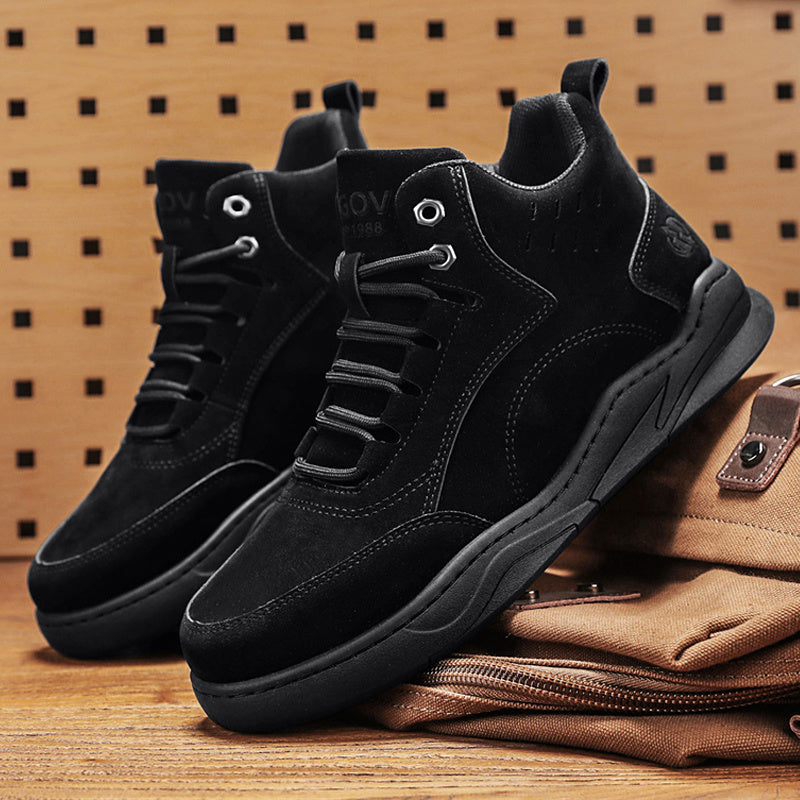 Men's Large Size High-Top Sneakers Casual Outdoor Boots