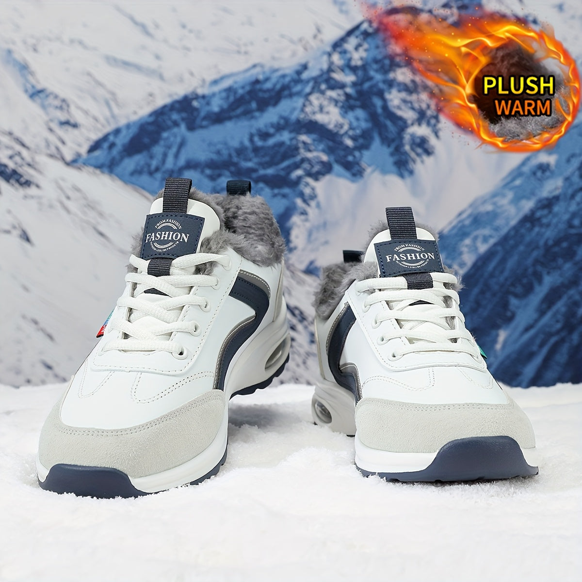 Men's Fashion Lightweight Winter Padded Casual Sports Shoes Shoes