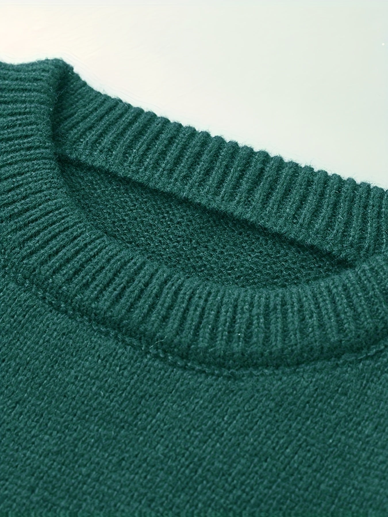 Men's Fashion Knit Sweater with Round Neck - Starry Pattern