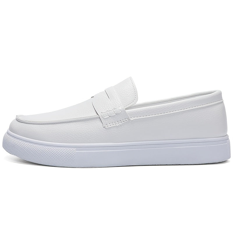 Men's Casual Slip-On Loafers with Non-Slip PVC Sole