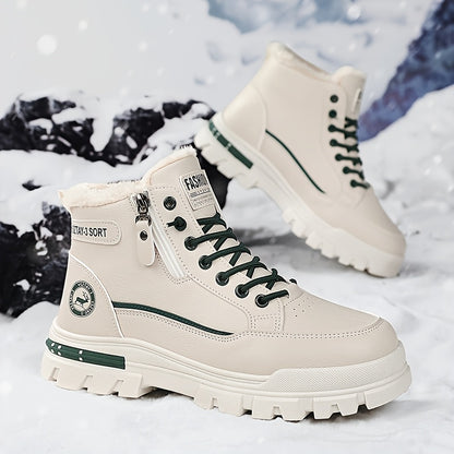 Men'S Stylish Fleece-Lined Snow Boots