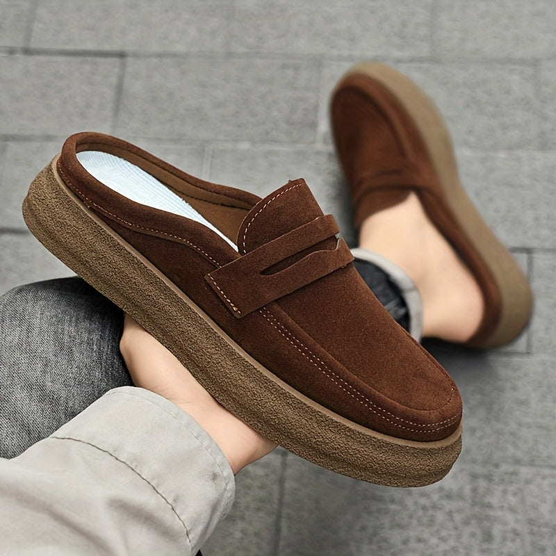 Men's Spring Outdoor Slip-On Thick-Soled Casual Slippers