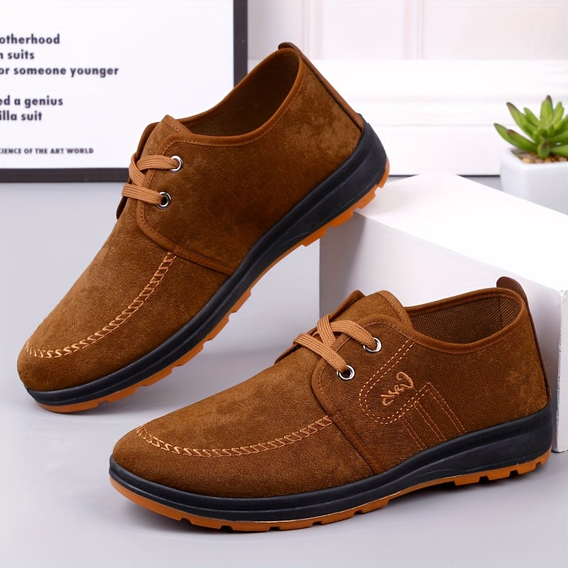 Men'S Comfortable Non-Slip Casual Shoes - Soft-Soled Slip-On Shoes Suitable for Business And Everyday Wear, Indoor Footwear - ayq