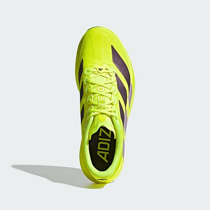 Men's Adidas Adizero Neon Yellow Carbon-Plate Racing Shoes