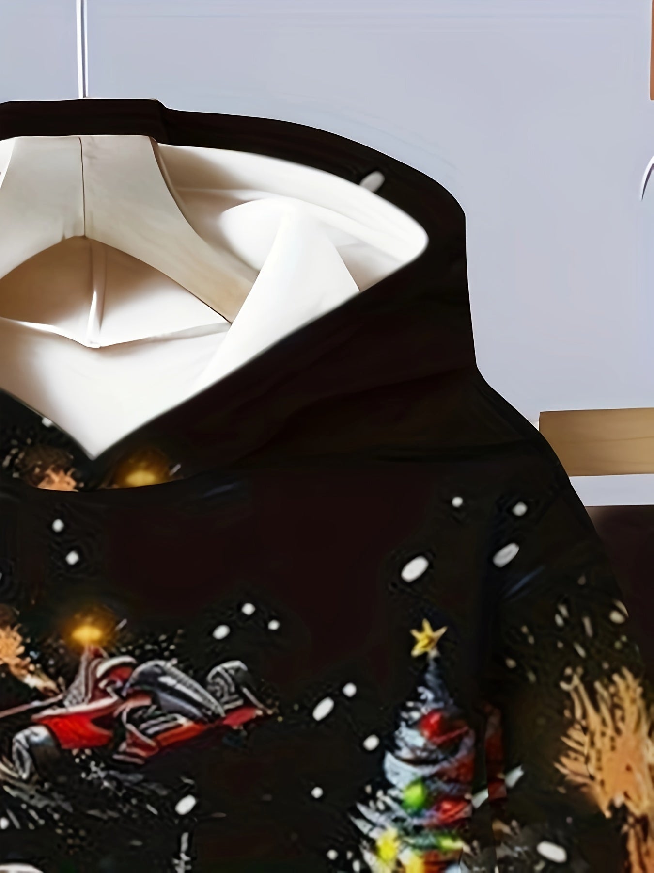 Boys' Creative 3D Digital Print Youngsters' Set, Loose Fit Casual Cap, Sweatshirt, and Pants for Middle to Large Sizes, Perfect for Spring/Fall, with Pockets and Geometric Patterns, Casual Wear|Playful Design|Pocketed Pants,