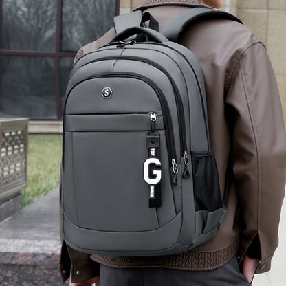 Men's Stylish Large Capacity Backpack - Black, Business  Travel Ready with Multiple Compartments, Durable Lightweight Design, Perfect for Daily Commute  Computer Use, Backpack for Travel, Highquality Luggage