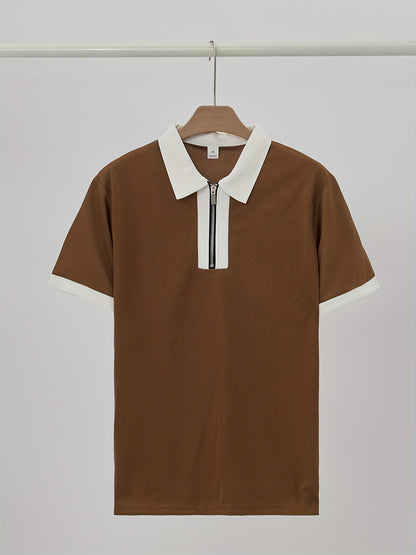 Men's Casual Two-Piece Set - Stretch Comfort Fabric - Suitable for Spring/Autumn Seasons - ayq