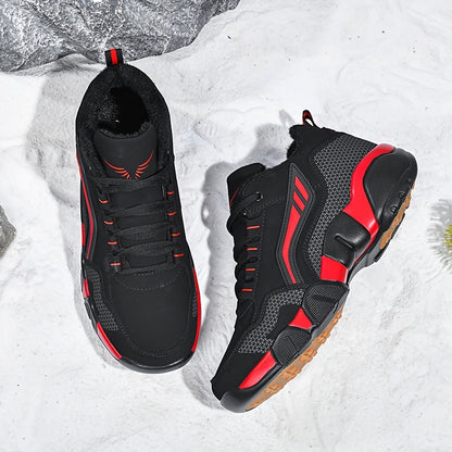 Men's & Women's Heavy-Duty All-Season Ankle-High Winter Boots Sneakers - Thick Warm Traction Rubber Sole, Casual Outdoor Shoes for Snow, & Daily Wear, Shoes For Men, Trainers, Trainers For Men, Sneakers Shoes For Men, Winter