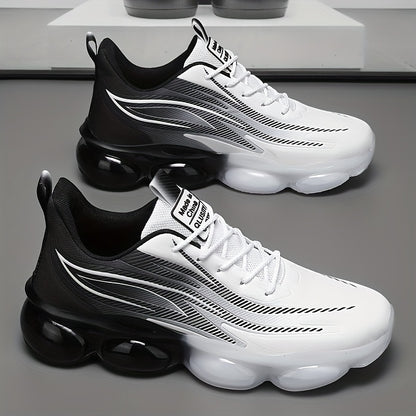 A Pair of Men'S Lightweight Outdoor Walking Shoes, Versatile Sneakers Suitable for Travel And Hiking, Offered in Black, Red, And Light Blue - ayq