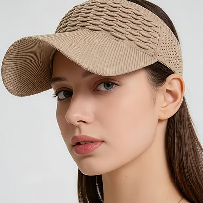 Unisex Breathable Polyester Sun Hat with Toggle Closure for Outdoor Sp
