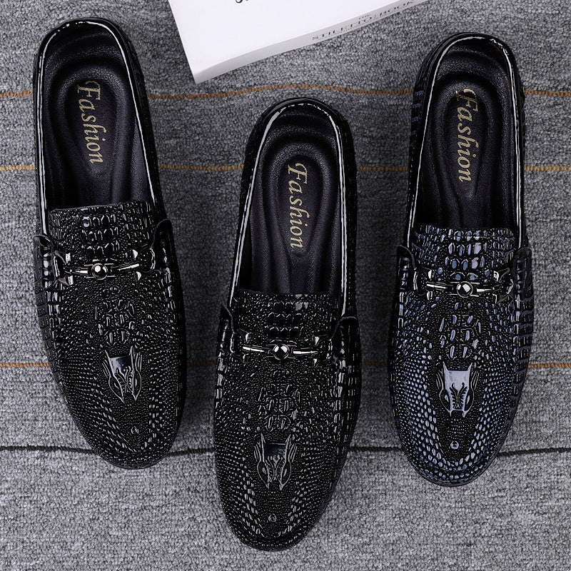 Men's Casual Slip-On Loafers Soft PU Driving Shoes
