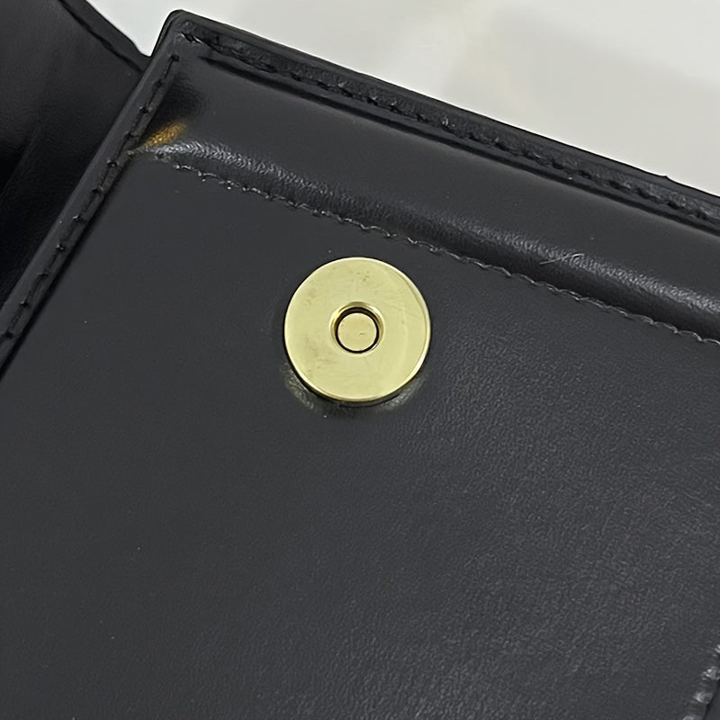 Fresh and trendy small square bag, one shoulder crossbody bag, youthful and sweet style, magnetic buckle closure bag, solid color, internet famous and popular bag