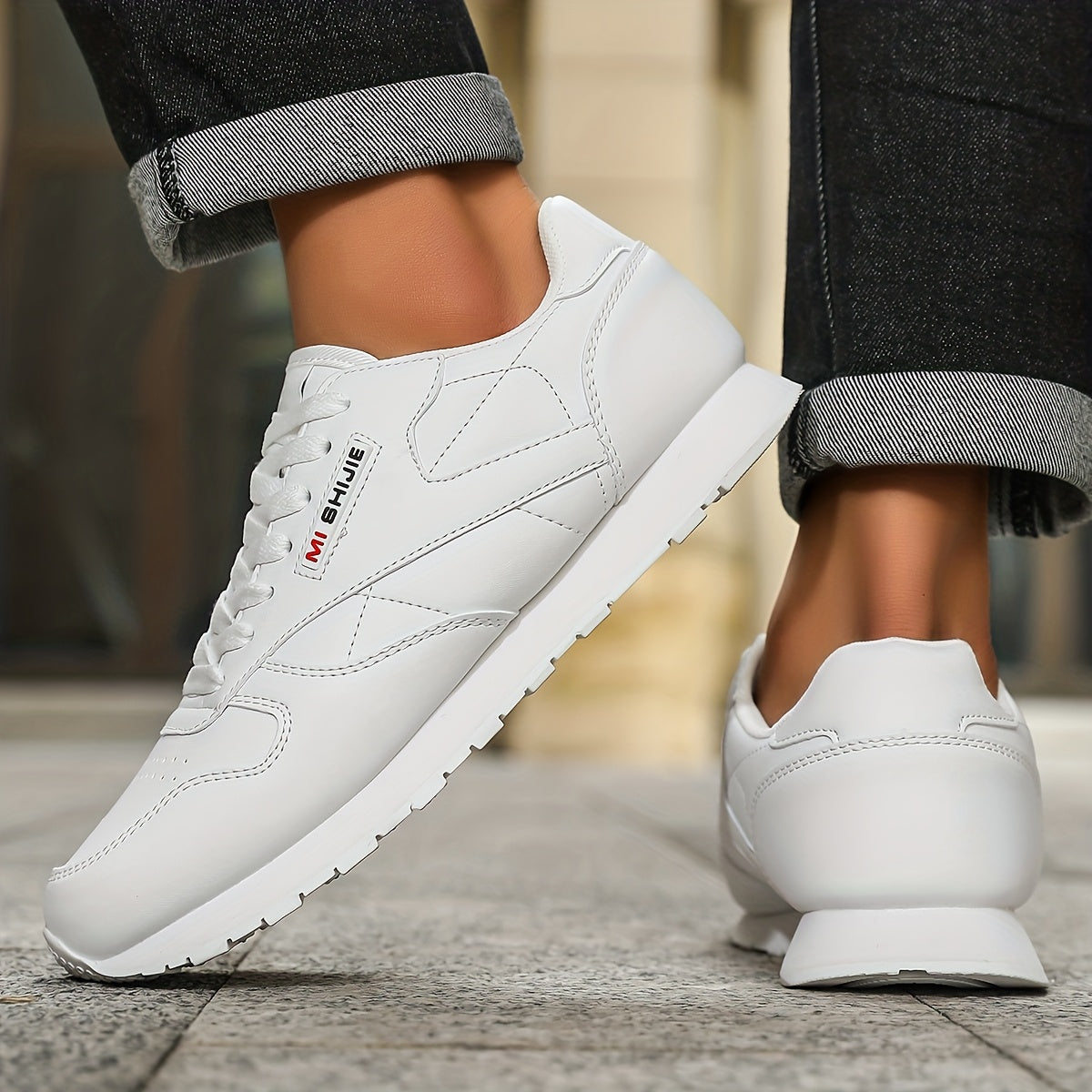 Unisex Vintage Low-Top Casual Sneakers with TPU Sole