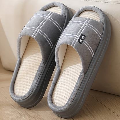 Men's Summer Indoor Casual Slip-On Fabric Slippers