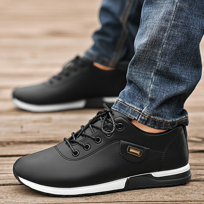 Men's All-Season Business Casual Lace-Up Shoes, Large Size