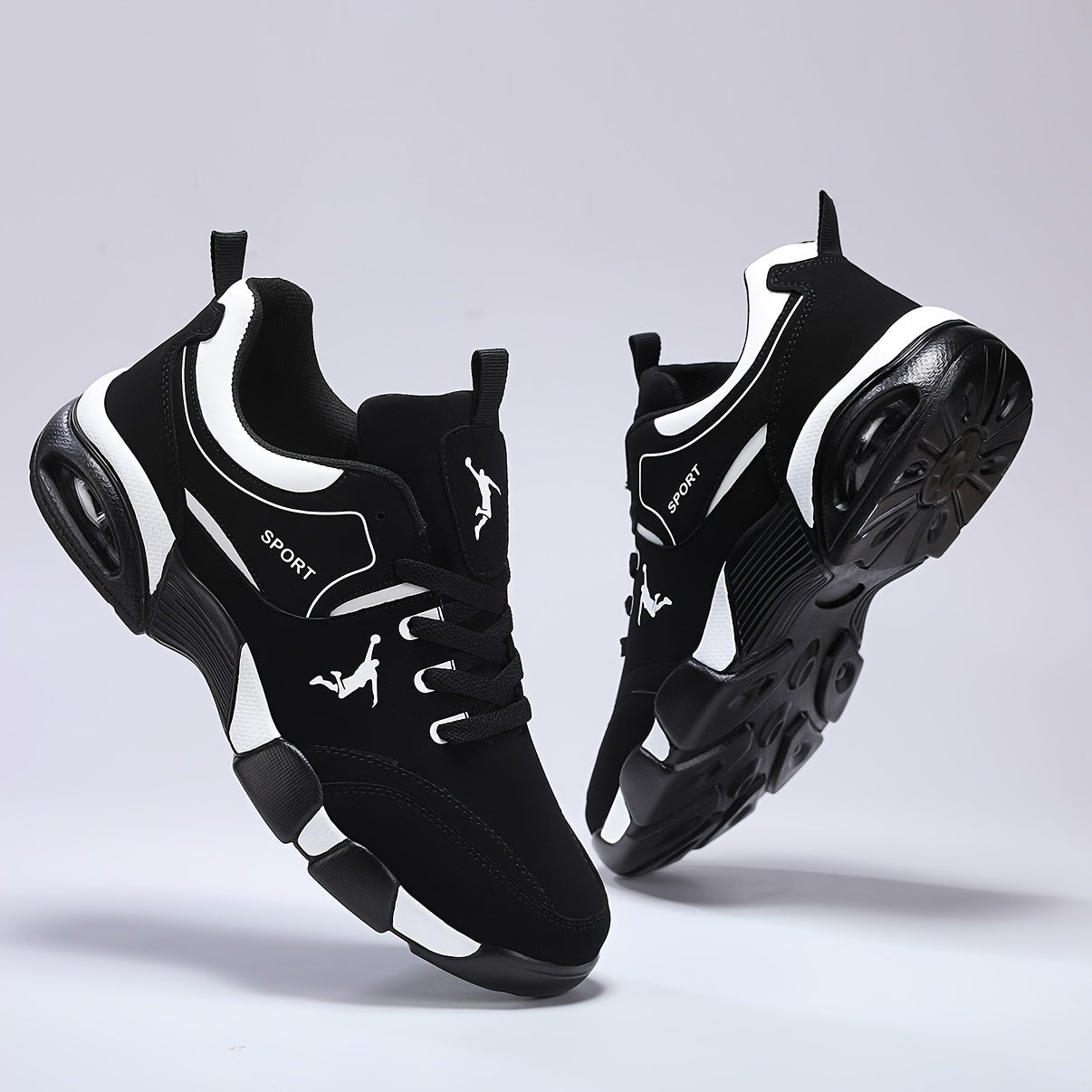 Men's Lightweight Breathable Street Sneakers with EVA Sole