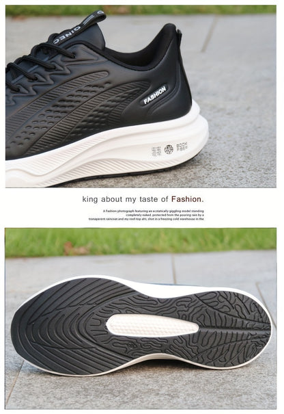 Men'S Shoes for Autumn And Winter, Versatile Work Shoes, Trendy And Fashionable, Non-Slip, Lightweight Sports Shoes for Students, Running Shoes for Boys - ayq