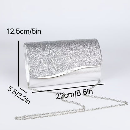 Elegant Ladies' Clutch, Sparkling Sequin Evening Purse, Bridal Party Handbag, Perfect for Balls, Parties, and Weddings - a Chic Party Accessory
