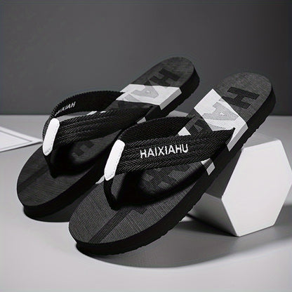 Men's Casual Color-Block Flip-Flops Lightweight and Comfortable