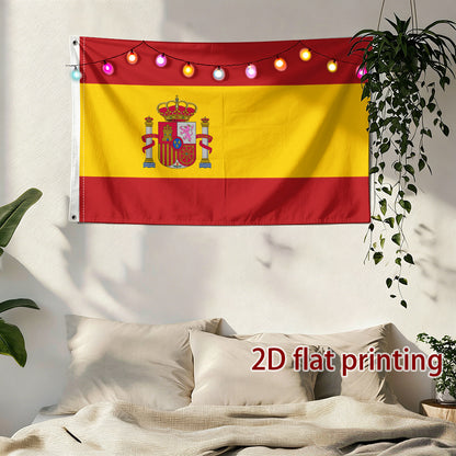 Spanish Flag Polyester Decorative Hanging Flag for Sports & Events