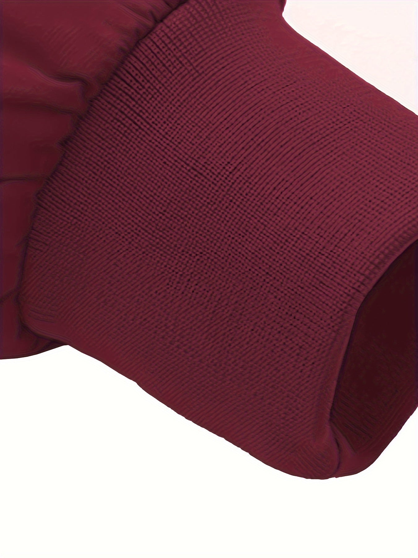 Men's Academic Jacket - Burgundy (Deep Red), Zip-Up Front Closure, Structured Non-Stretch Fabric, Zippered Pockets - Formal & Casual Outerwear for Office, Events, Everyday - Easy-Care Coat, Dressy Jacket, Houndstooth Pattern