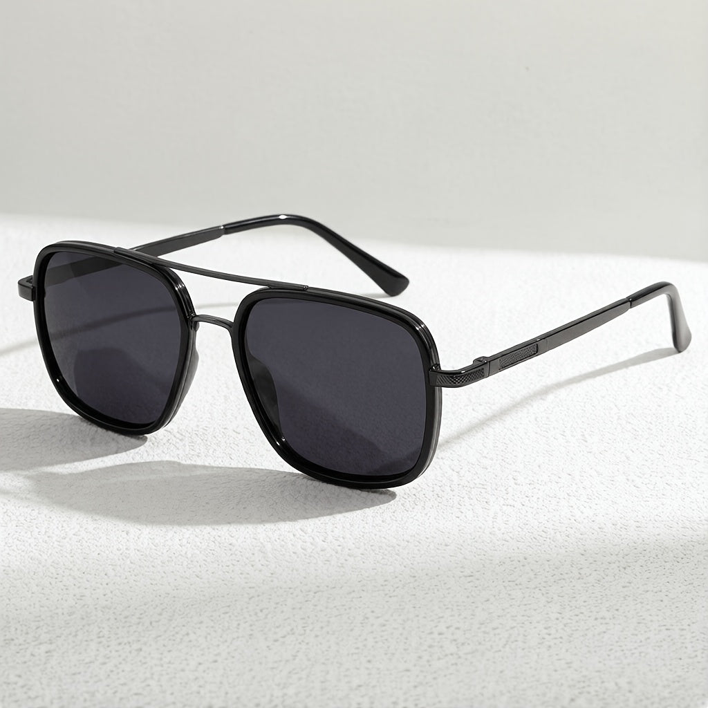 Unisex Double Bridge Polarized Sunglasses with TAC Lenses