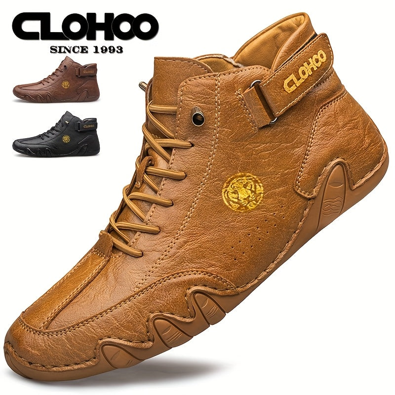 Men's High-Top Casual & Sports Ankle Boots with Rubber Sole