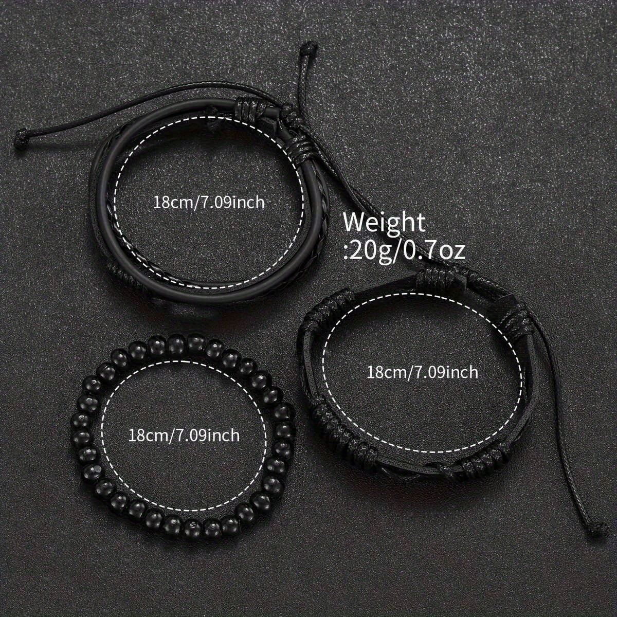 Men's Fashion Digital Dial Large Face Business Trend Quartz Watch + Bracelet Set, 4pcs Set (Watch Box Not Included)