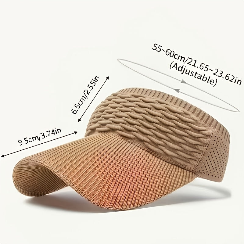 Unisex Breathable Polyester Sun Hat with Toggle Closure for Outdoor Sp