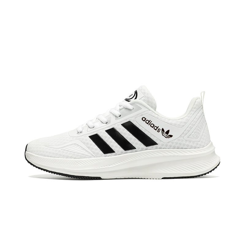Men's Casual Low-Top Sneakers with Thick TPR Sole