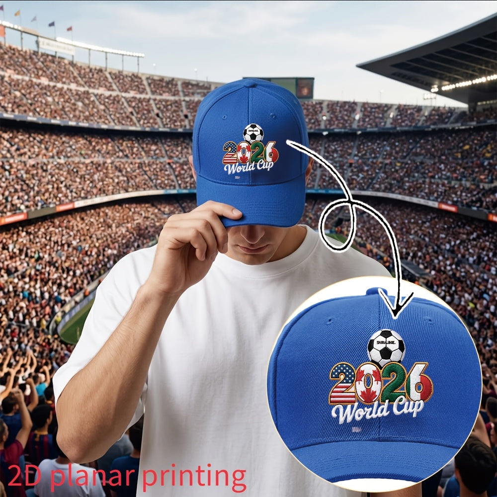 FIFA Unisex Lightweight Baseball Cap with PVC Coated Visor
