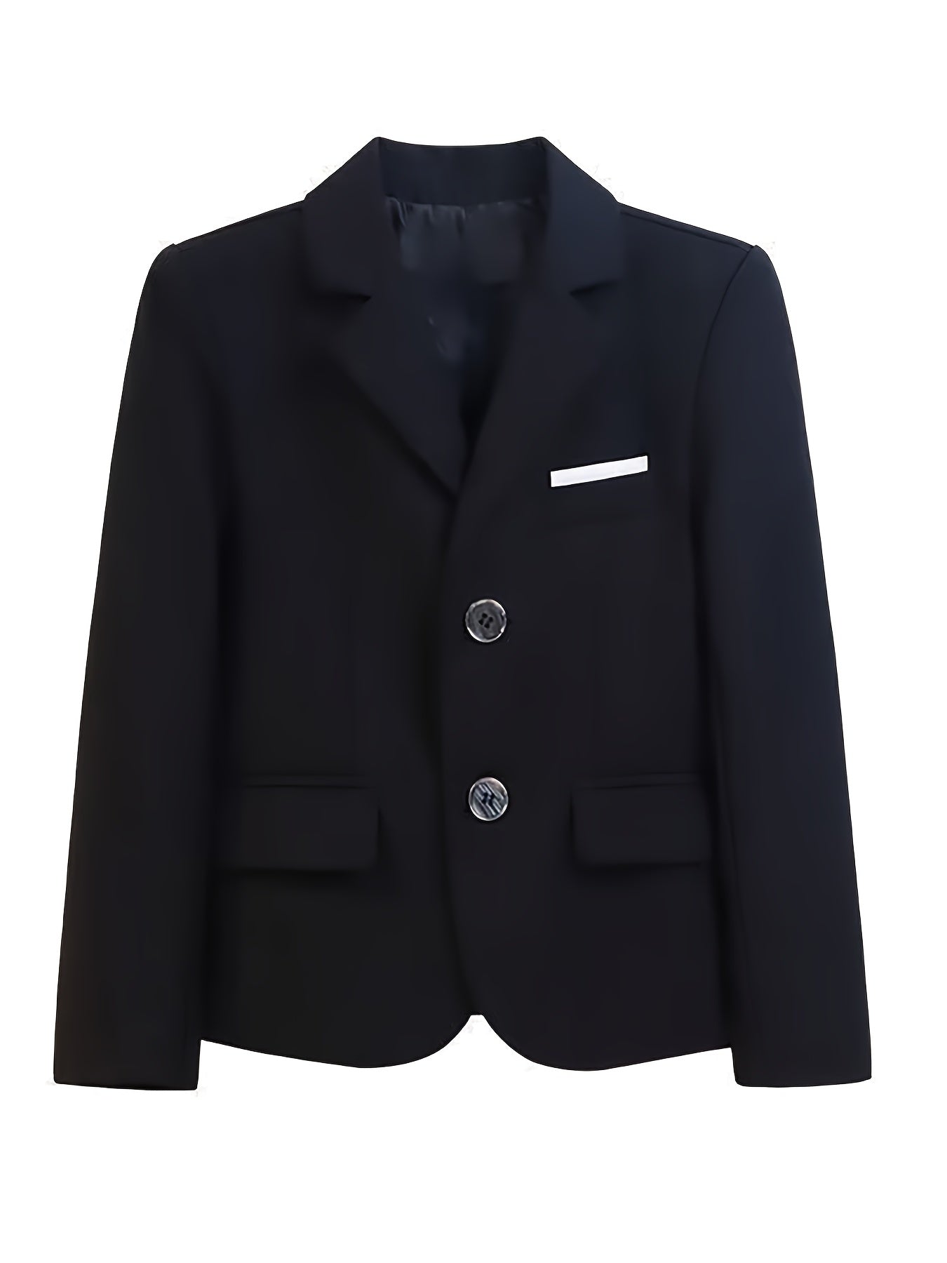 Boys' Slim Fit Single-Breasted Blazer for Spring & Autumn