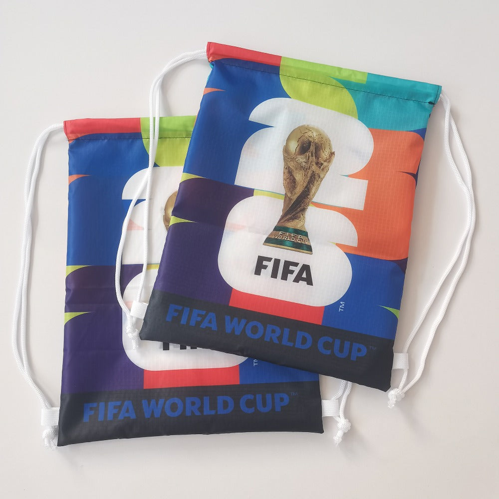 2026 FIFA World Cup Drawstring Bag - Lightweight Oxford Backpack